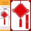 Handmade Red Flannel Chinese Knot Hanging Decor