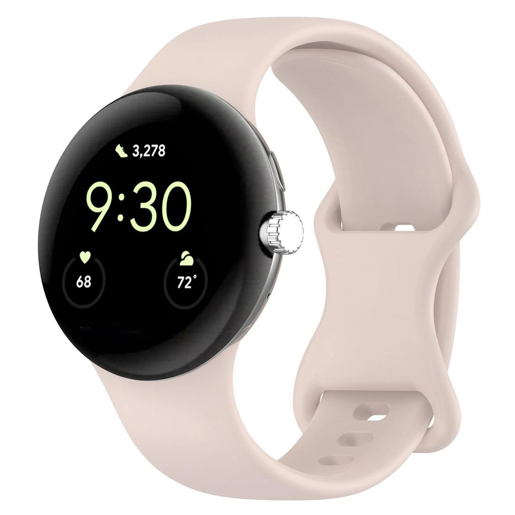 Soft Silicone Strap for Google Pixel Watch 4 3 45mm 41mm Official Original Replaceable Wristband for Google Pixel Watch 3/2 Band