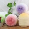 200g/ Roll Durable Gradient Color Wool Yarn Multicolor Handmade Long Velvet Yarn DIY Soft Knitting Yarn for Blanket Scarf