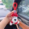 West Highland Terrier Plush Pendant: Stylish Sweater Bag Charm and Car Accessory