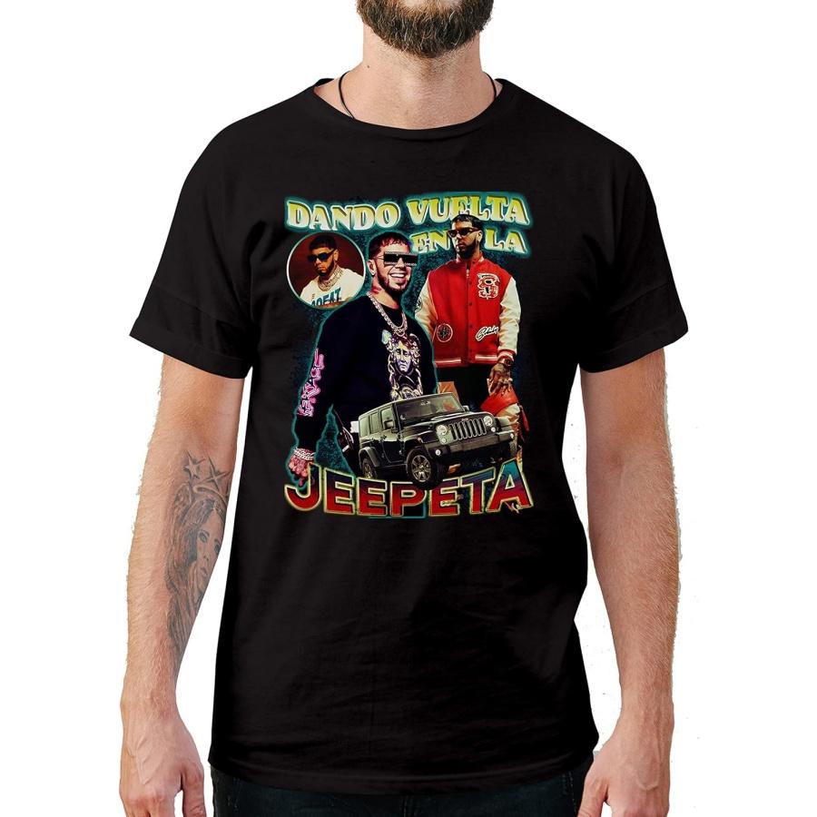Latin Reggaeton Artists Lyrics Vintage Style T-Shirts(3) S