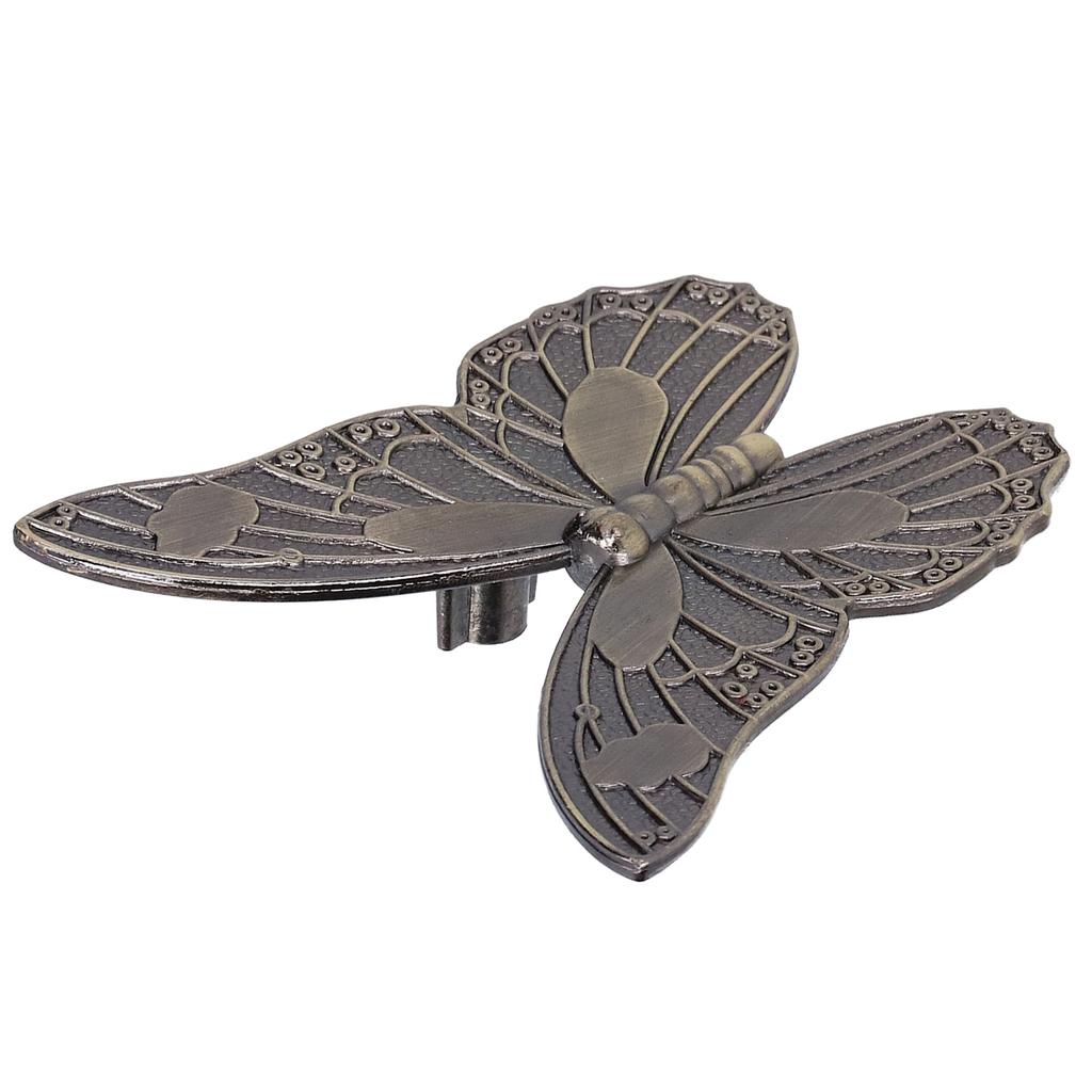 Schmetterlingsform Griff Einloch Zweiloch Schrankknopf Zug für Schublade Tür Zuhause