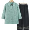 Nuovo Stile 2026 Camicia Estiva in Puro Cotone per Donne di Mezza Età e Anziane