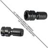 Quick Release 1/2-Inch Square Drive to 1/4-Inch Hex Female Socket Adapter Converter Chuck Adaptor for Impact and Ratchet Wrenche