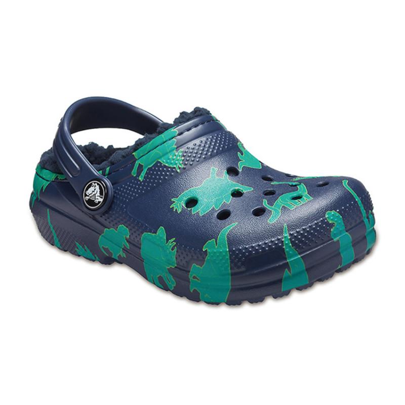 Crocs lightweight and wear-resistant children's cotton sandals in blue-green children's model