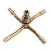 360 Degree Automatic Rotary Sprinkler 1/2 Inch Watering Nozzle  For Lawn Gardening Greenhouses