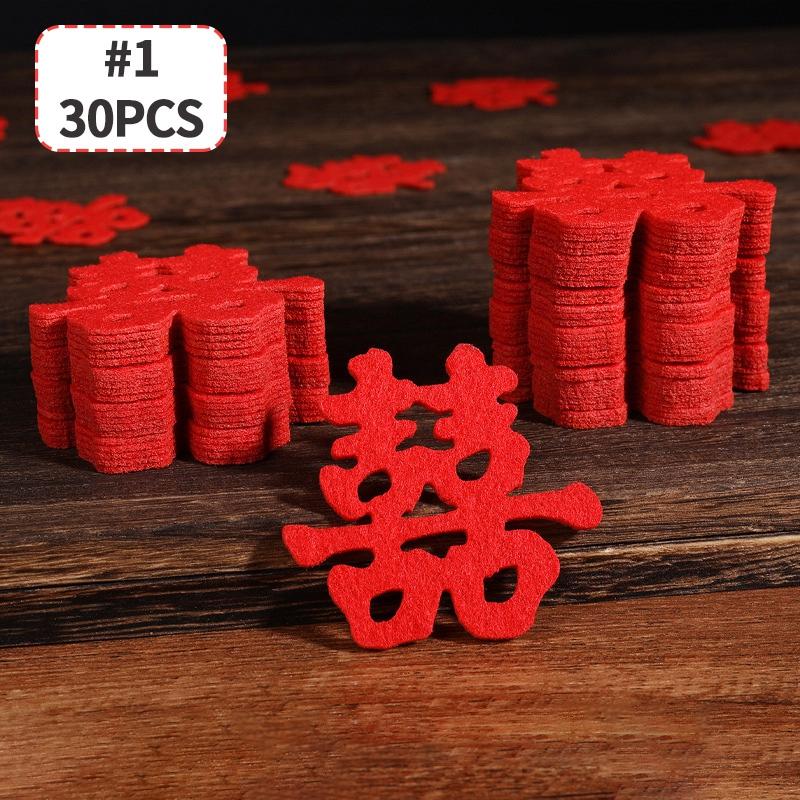 Chinese New Year Decoration Hand-thrown Lucky Characters Wedding Decor Spring Festival Home Ornament Housewarming Decoration