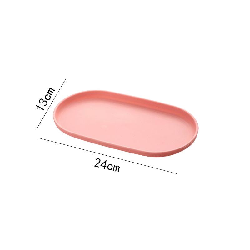 Nordic Decor Itemative Tray Stackable Oval Tray Food Fruits Jewelry Plate Storage Tray Breakfast Dinner Tray Kitchen Accessories