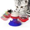 Cat Spinning Windmill Toy Light Up Spinning Mint Suction Cups Pet Teeth Grinding Interactive Toys Pet Supplies