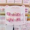 Handmade Kids' Cartoon Nail Stickers: Bubble Girl & Donut Design