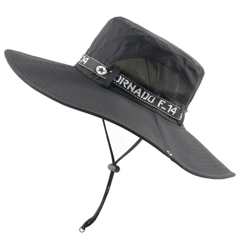 Men and Women Spring and Summer Big Brim Sun Hat Sunscreen Bucket Hat Outdoor Mountaineering Travel Hat Breathable Fishing Hat Sun Hat