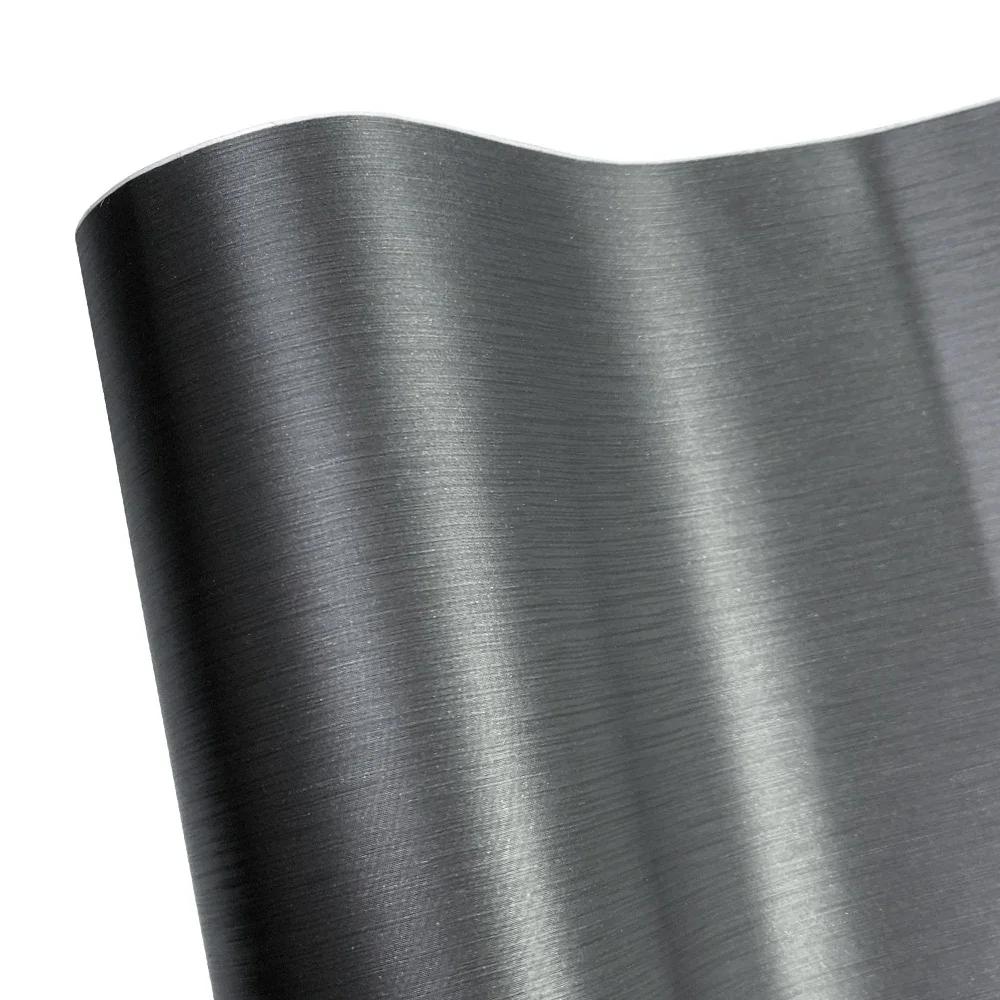 

ПВХ Виниловая Оберточная Бумага Обои Матовая Текстура Сделай Сам Самоклеящаяся Бумага для Двери Шкафов Столешниц Домашний Декор Водонепроницаемая Съемная 30 cm x 100 cm светло-серый