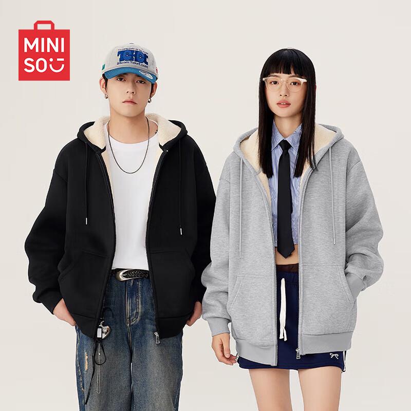 MINISO Unisex Lamb Velvet Thickened Pullover Hoodie 4XL 3780₽