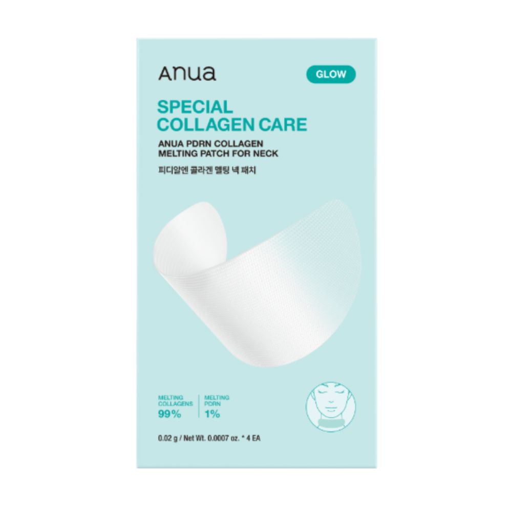 ANUA PDRN Collagen Melting Neck Patch Anti Wrinkle Firming Care 0.02g, 4EA