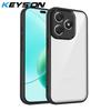 KEYSION Transparent Phone Case for HONOR X5d Plus Soft Silicone+PC HD Clear Shockproof Phone Back Cover for Huawei Honor X5c Plus