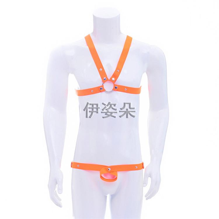 Men's Sex Underwear Men's Split Sex Thong Bondage Suit