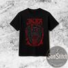 Jinjer T-shirt – Fiskarna Stjärntecken Metalband Merch – Tatiana Shmayluk Rocker Kläder