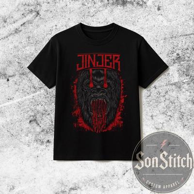 Jinjer T-Shirt – Pisces Zodiac Metal Band Merch – Tatiana Shmayluk Rocker Apparel