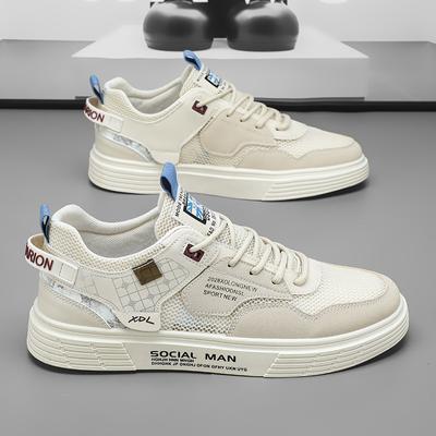 2023 Sommer neue Herrenschuhe atmungsaktive Mesh-Oberfläche Sport lässig kleine weiße Schuhe Herren-Trend-Board-Schuhe mit allen modischen Schuhen