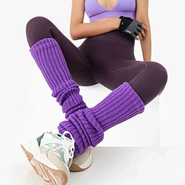 Ballettstil Herbst Überknie-Stulpen Japanischer JK Preppy Stil Herbst Winter Warme Slouch-Socken Damen