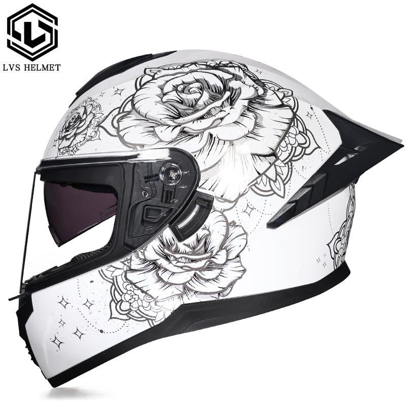 2024 NEW Motorcycle Full Face Men Helmet Big Tail Women Riding Helmet Casco Casque DOT Approved