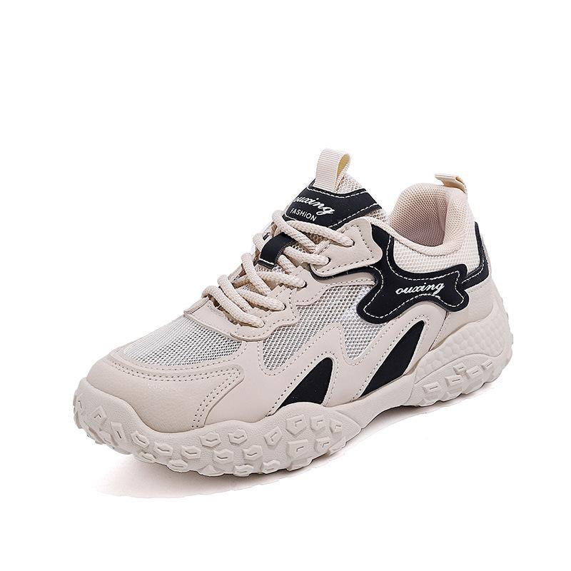 Forrest Gump Shoes Women's Feet Show Small Color Matching Dad Shoes 2025 Spring New Versatile Sports and Leisure Shoes Women's Q3002