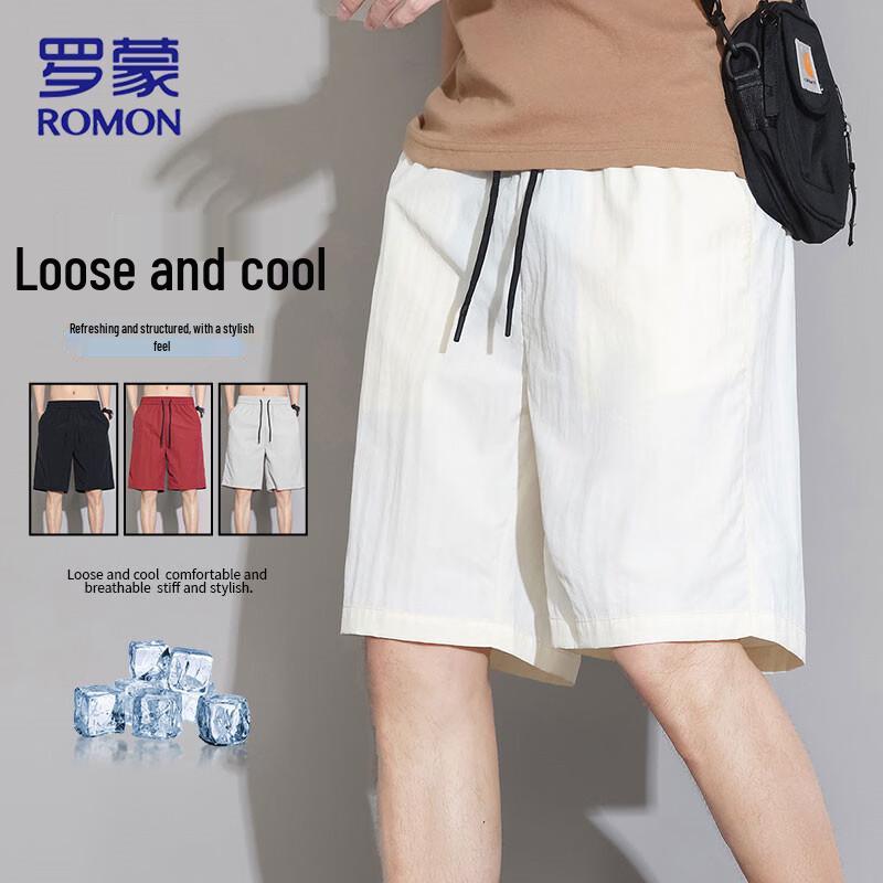 ROMON Men s Summer Quick-Dry Cooling Casual Shorts 4XL