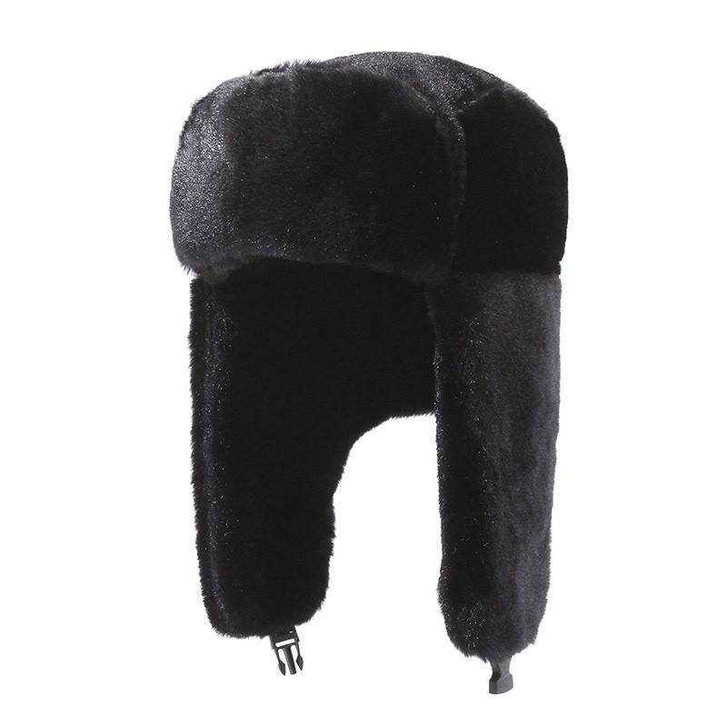 Ushanka Plush Thick Hat Winter Outdoor Ear Protection Cap Warmth Gift Windproof