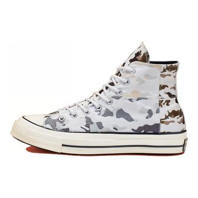 Chuck 70 Hi Round-toe Lace-up High-Top Espadrilles Unisex White