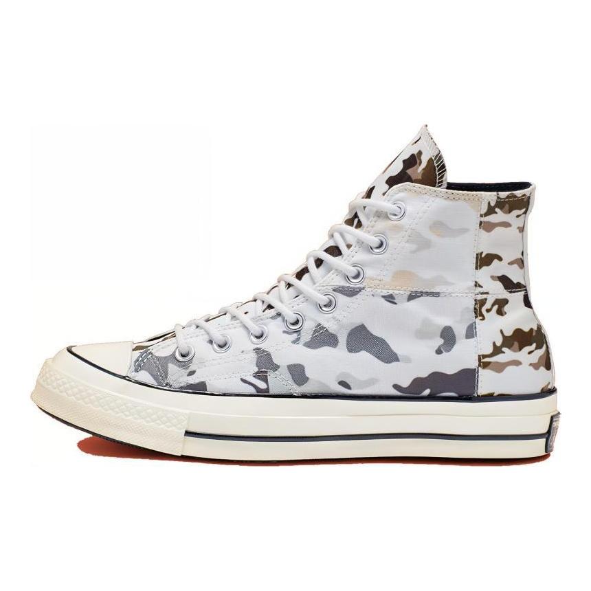 Converse Chuck 70 Hi Round-toe Lace-up High-Top Espadrilles Unisex White