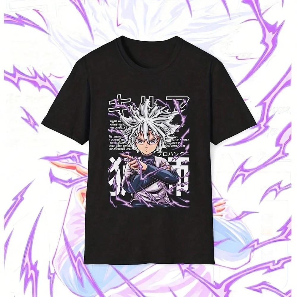 Killua TShirt Killua Zoldyck Godspeed Hunter Anime Unisex 3 S