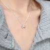 Three-dimensional Sweet Bow Necklace Women's Summer Niche Design Style Simple and Exquisite Collarbone Chain
