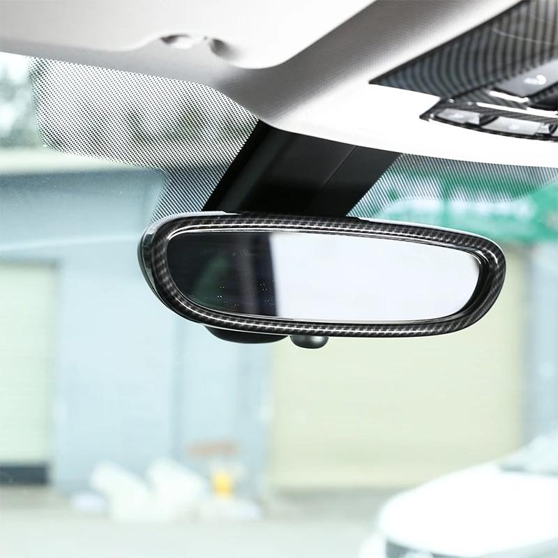 Car Interior Rearview Mirror Frame Cover Trim Fit For BMW X1 F48 1 2 series F22 F45 F46 2016- Auto