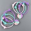 Cross-border New Milan Rope Love Magnetic Splicing Bracelet Simple Fashionable Three-person Best Friend