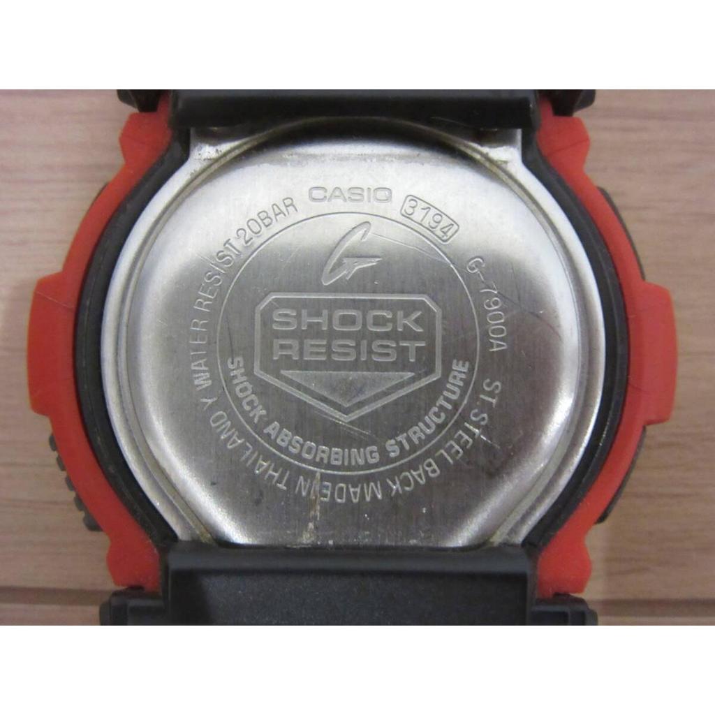 Used A42 [CASIO G-SHOCK Watch G-7900A Red] Free shipping