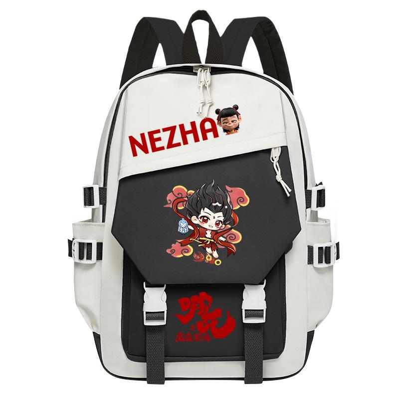 Nezha's Devil's Child Haohai School Bag Primary School Students Large Capacity Backpack Children's School Backpack Trend Fashion