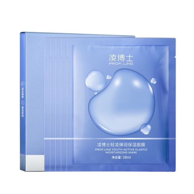 

PROF.LING - Еластична зволожуюча маска для активної молодості 28ml x 5pcs