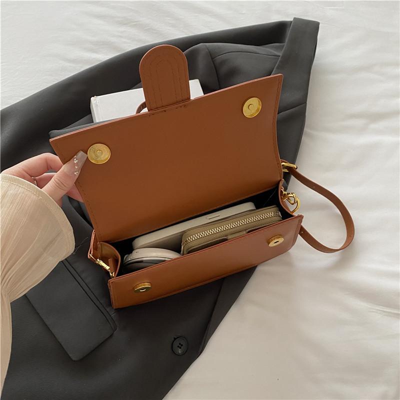 New Retro Korean Niche Handbag Commuter Versatile Shoulder Bag Small Square Bag Fashion Trendy Bag Messenger Bag Women