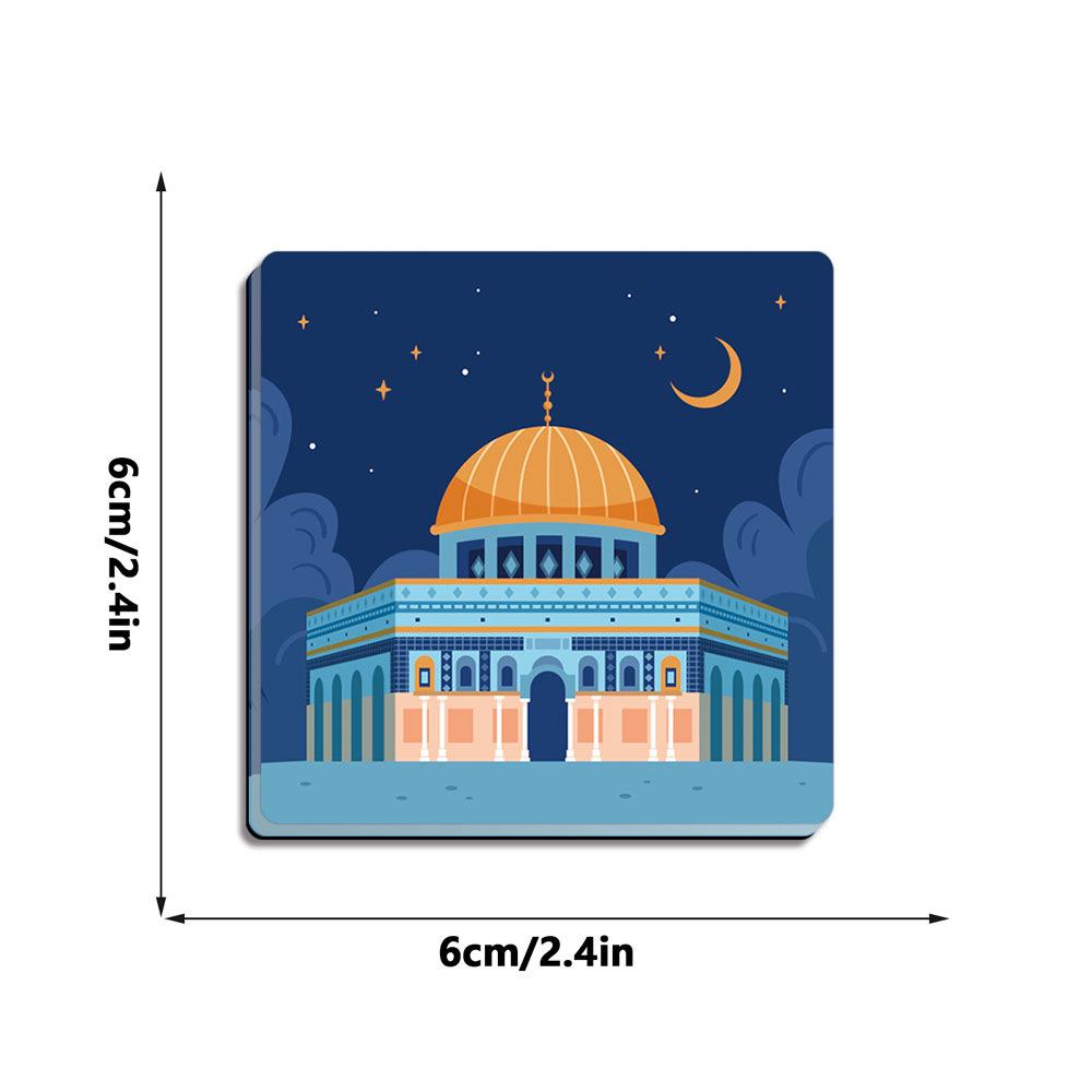 Middle Eastern Ethnic Style Acrylic Fridge Magnet Festival Home Decoration Sticker