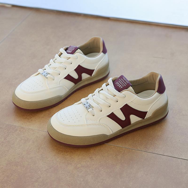 2025 spring little white shoes new Korean version ins female students platform heightening sports board shoes casual shoes street shot D20