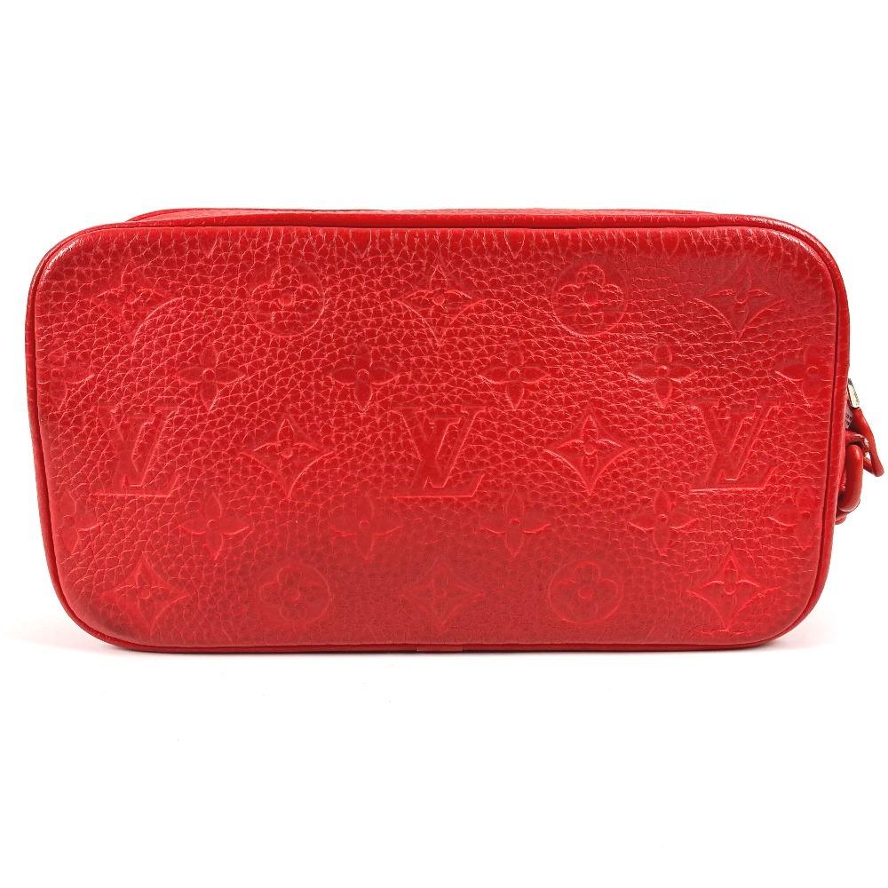Louis Vuitton M53555 MonogramEmpreinte Pochette Volga Clutch Bag with Strap