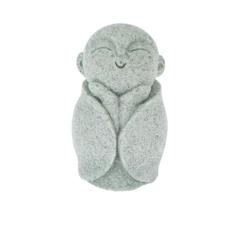Miniature Statue Zen Style Little Monk Figurine Mini Monks Statue Ornament Aquarium Micro Scene Home Desktop Ornaments