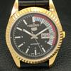 REFURBISHED VINTAGE SEIKO 5 AUTOMATIC JAPAN MENS BLACK DIAL WATCH A434390-2 R120-a434390