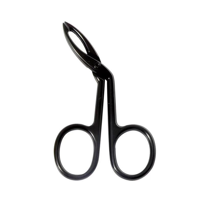 Men's Stainless Steel Tweezers: Straight & Curved Head for Beard and Eyebrow Plucking, Fine Hair Precision Clip, Available Now.