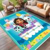 Gabby's Dollhouse Print Rug, Washable Floor Carpet, For Entryway Dorm Laundry Room Office Study, Home Decor Birthday Christmas Gift