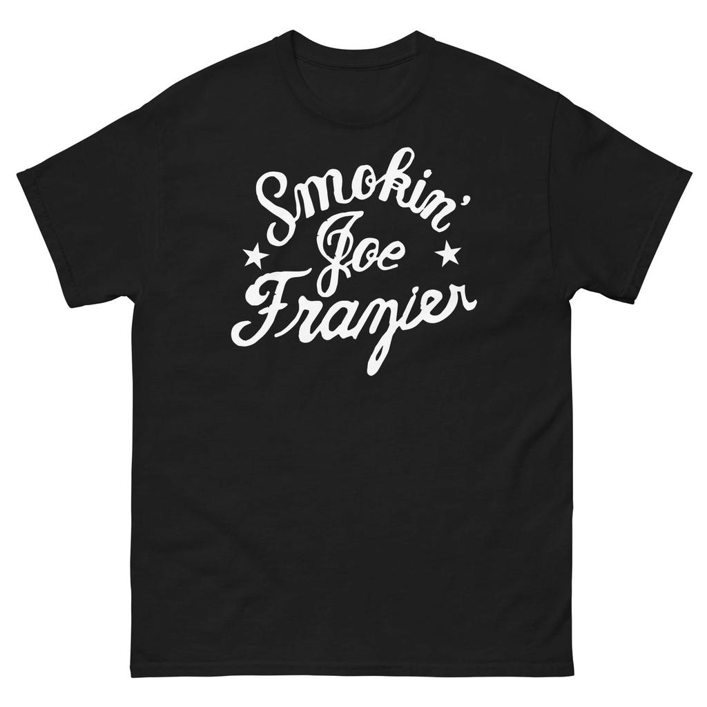 Smokin Joe Frazier Graphic 100% Cotton T-shirt Mens Tees Top Boxing Unisex Classic Tee