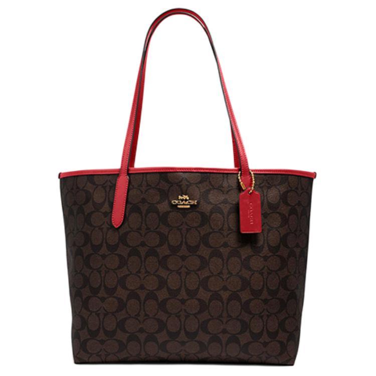 COACH City Artificial Leather Tote Bag
