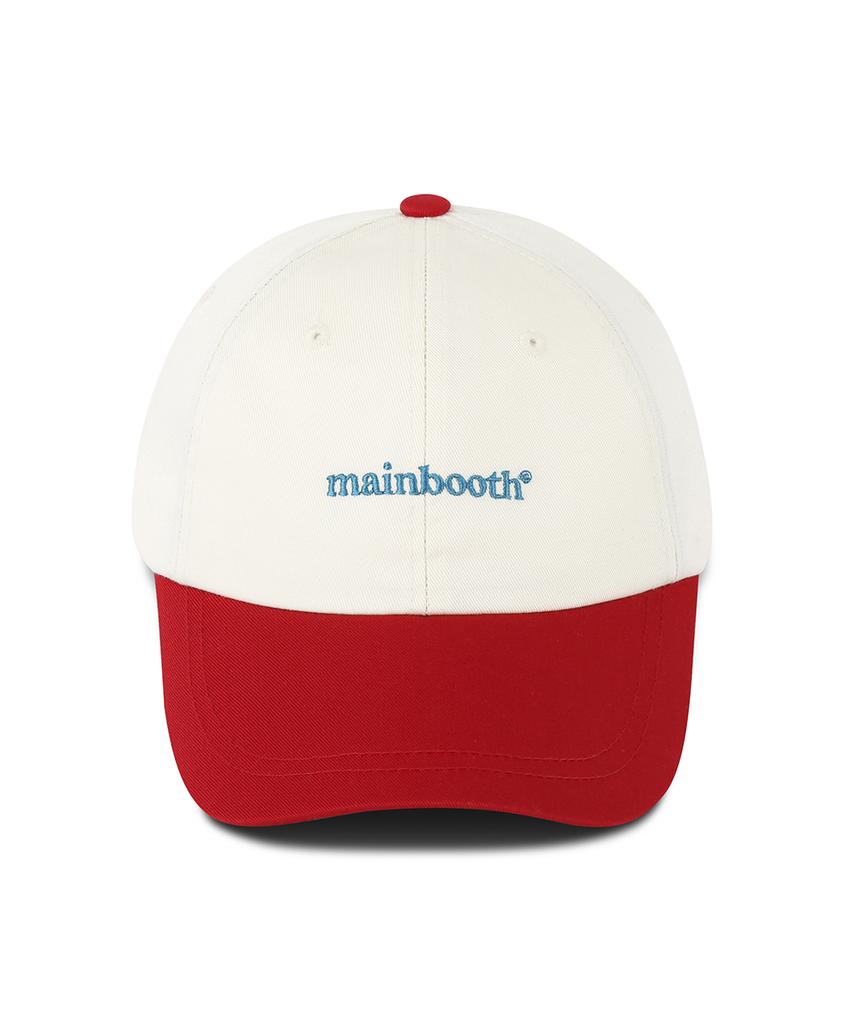 MAINBOOTH Original Mini Logo Ball Cap(Cream)