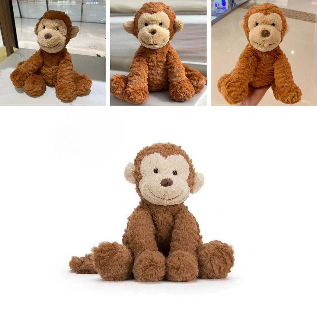 Jellycat Fuddlewuddle Monkey Plush Toy With Soft Short Pile For Teen Gift