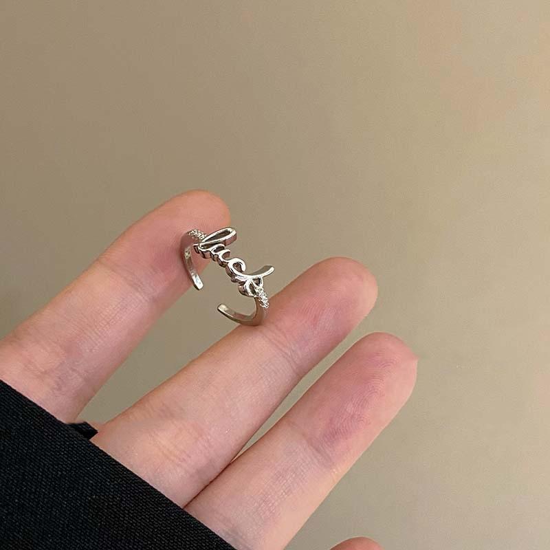 

Fashion Star Zircon Crystal Rings for Women Girls Double Layer Ring Aesthetic Jewelry Accessories New Trend